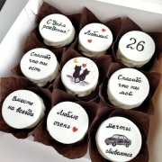 Купить Набор капкейков Сникерс на день рождения