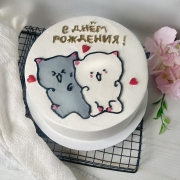 Купить Бенто торт с котиками