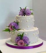 Свадебный торт с живыми цветами Купить Свадебный торт с живыми цветами
