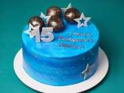 Купить Торт на 18 синий