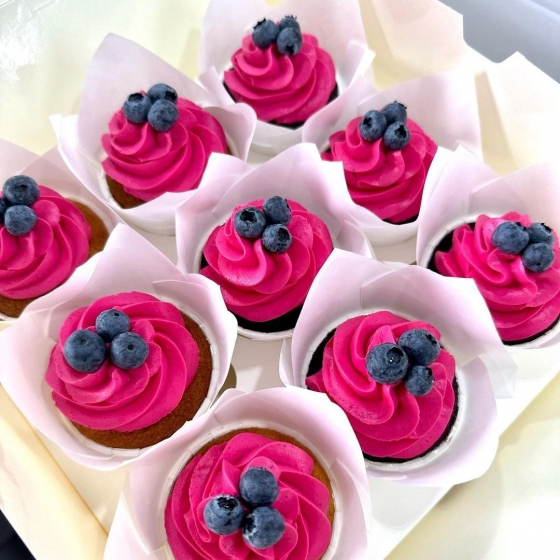 Купить Капкейки с голубикой