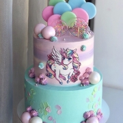 Купить Торт с единорогом 2 яруса