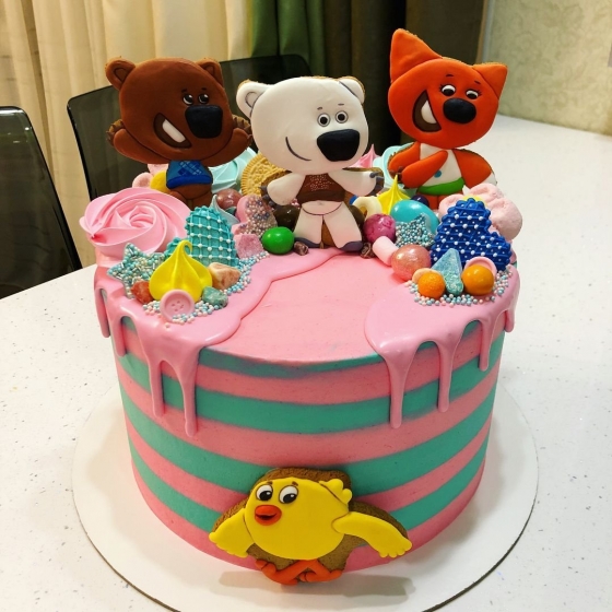 Купить Торт с героями из мультика