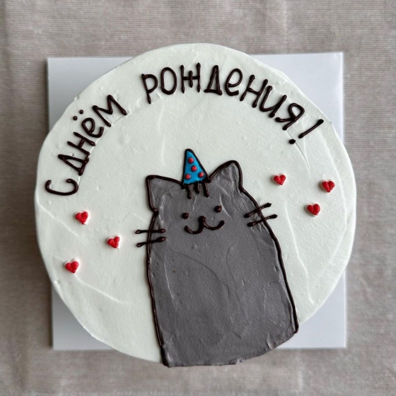 Купить Бенто-торт с котиком на день рождения