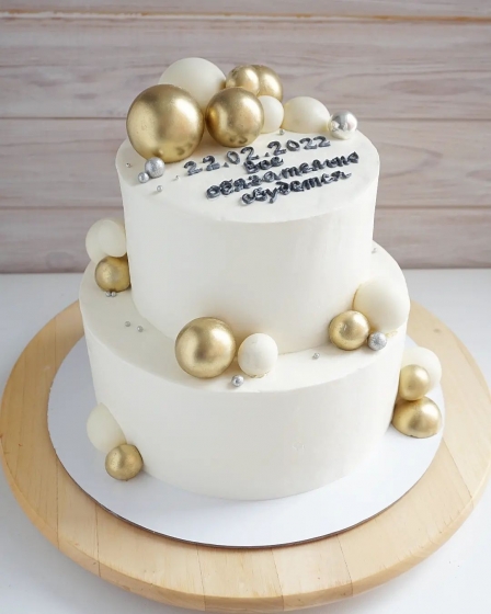 Купить Свадебный торт с датой