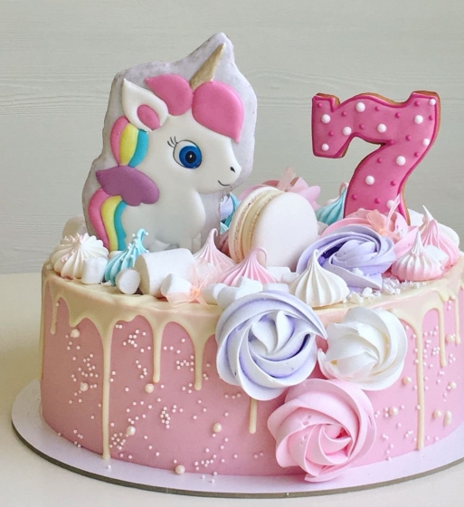 Купить Торт единорог на 7 лет