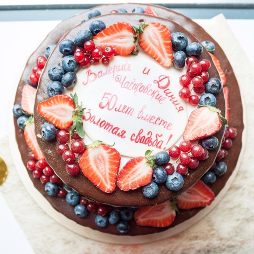 Купить Ягодный торт на годовщину