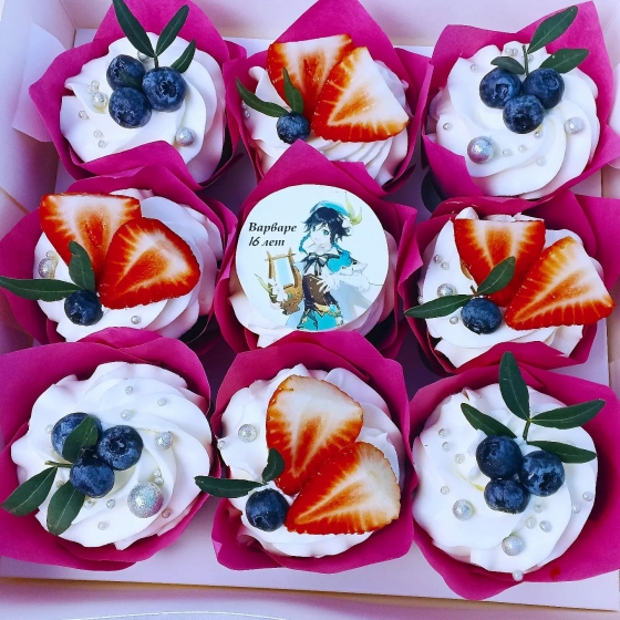 Купить Капкейки красный бархат